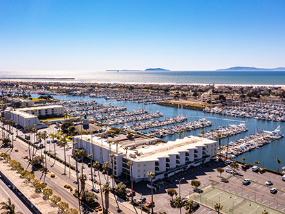 aerial photo of 2901 and 3101 pennisula road, channel islands harbor